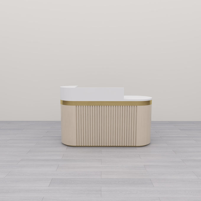 Morandi Timber Reception Desk Custom