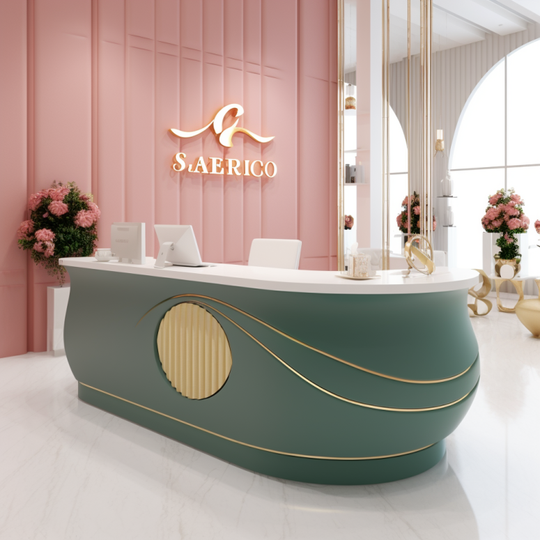 The Perfect Blend of Form and Function: Reception Desk Ideas for Beauty Salons