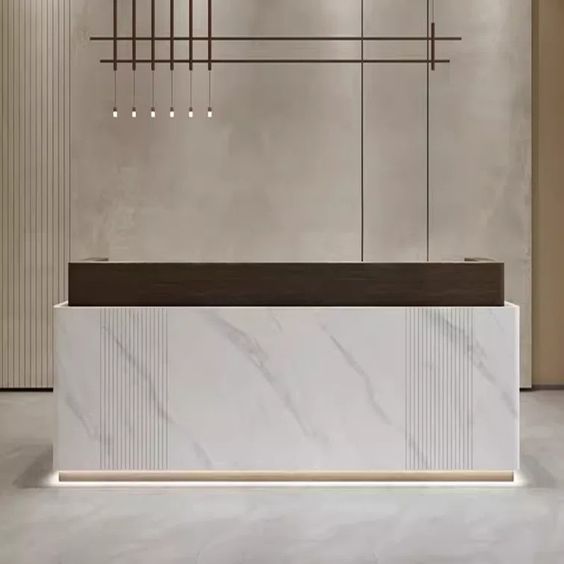 Enhancing Productivity with an Organized Office Reception Desk