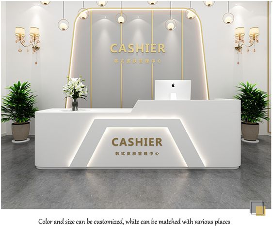 Stylish Reception Desk for Your Spa Space