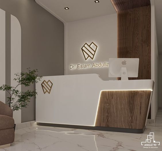 Modern Office Reception Desk Designs for a Stylish Workspace