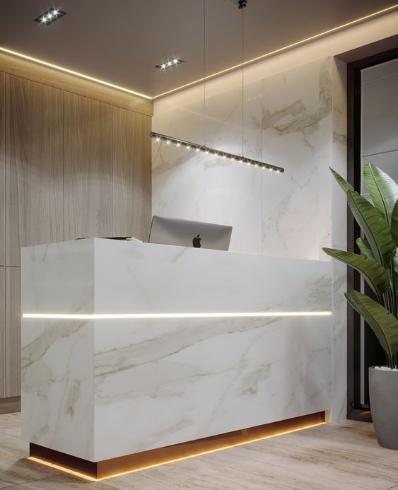 Modern Reception Area Trends for Beauty Spas
