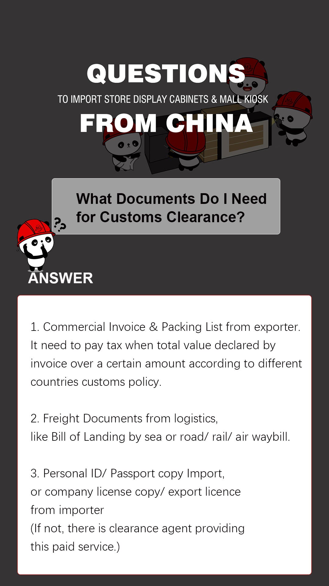 What Documents Do lNeedfor Customs Clearance? — M2 Retail