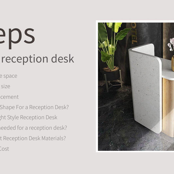 8 Steps to Choose the Right Reception Desk - M2 Retail