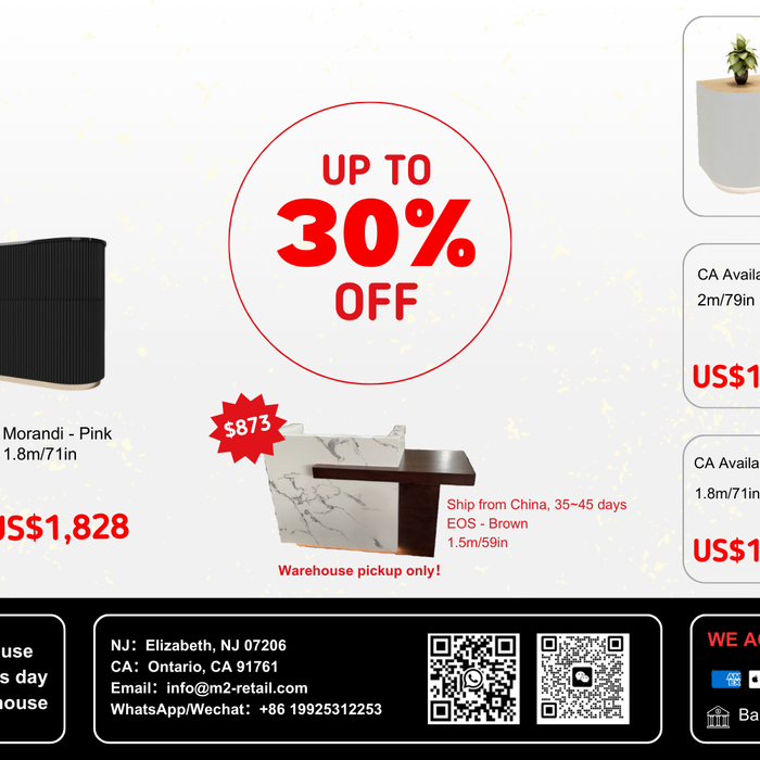 Exclusive Clearance Sale on Reception Desks – Limited Time Offer!