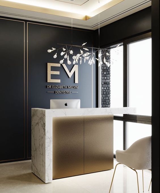 Branded Reception The Best Reception Counter Designs to Enhance Your Salon's Brand Ident ...