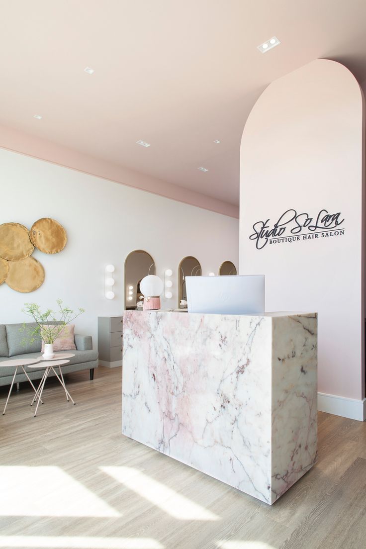 A Touch of Luxury: Reception Desk Designs for High-End Beauty Salons