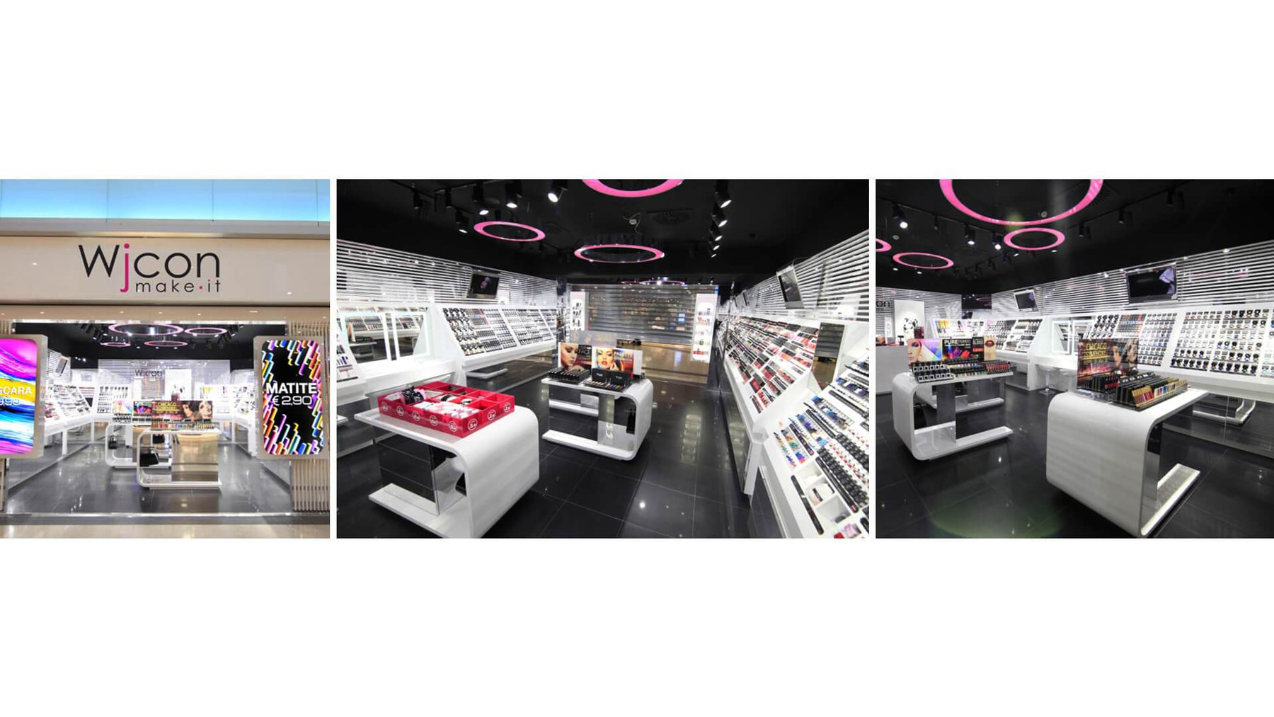 Hot sale Wjcon cosmetics store design in Italy - M2 Retail