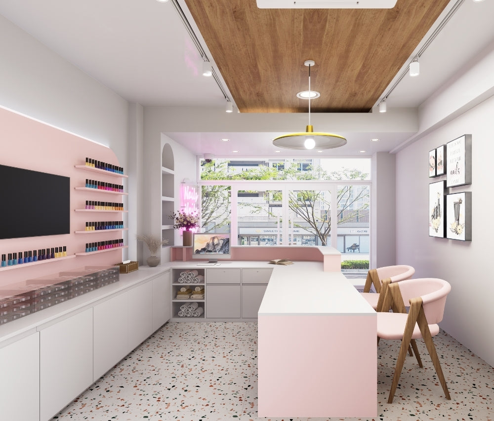 salon design ideas for small spaces
