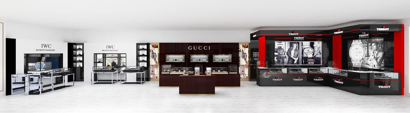 Luxury high-end watch store
