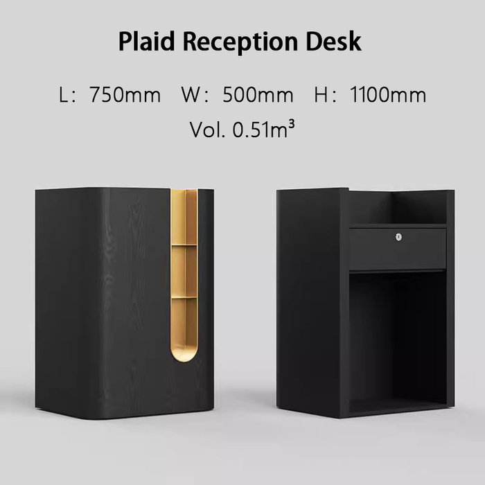 Petal Restaurant Small Reception Desk and Portable Welcome Table