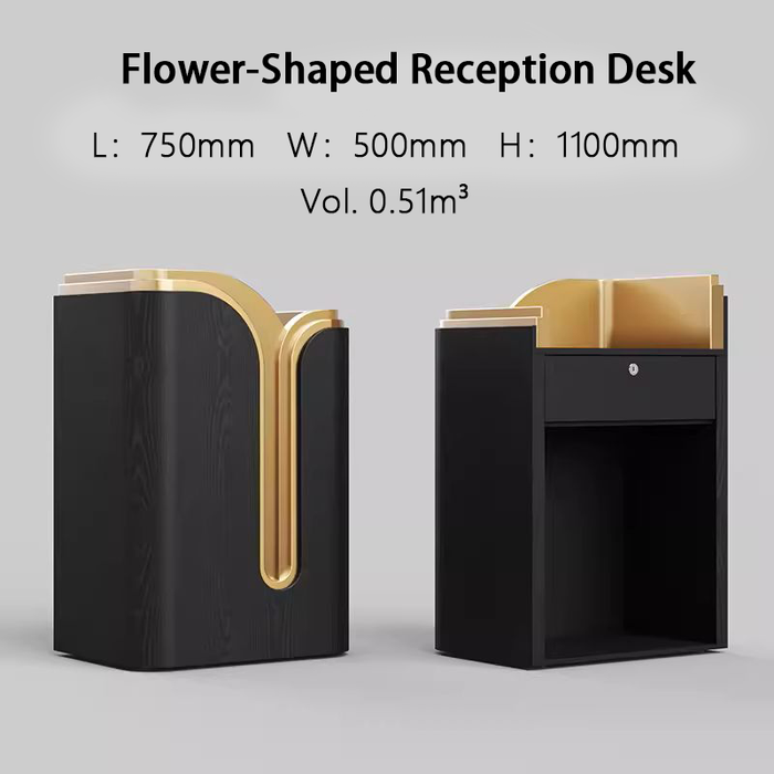 Petal Restaurant Small Reception Desk and Portable Welcome Table