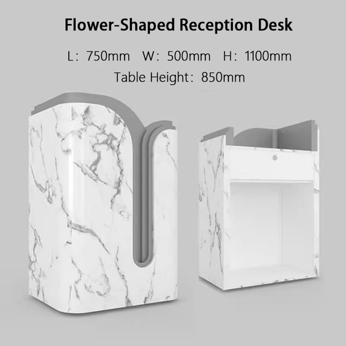 Petal Restaurant Small Reception Desk and Portable Welcome Table