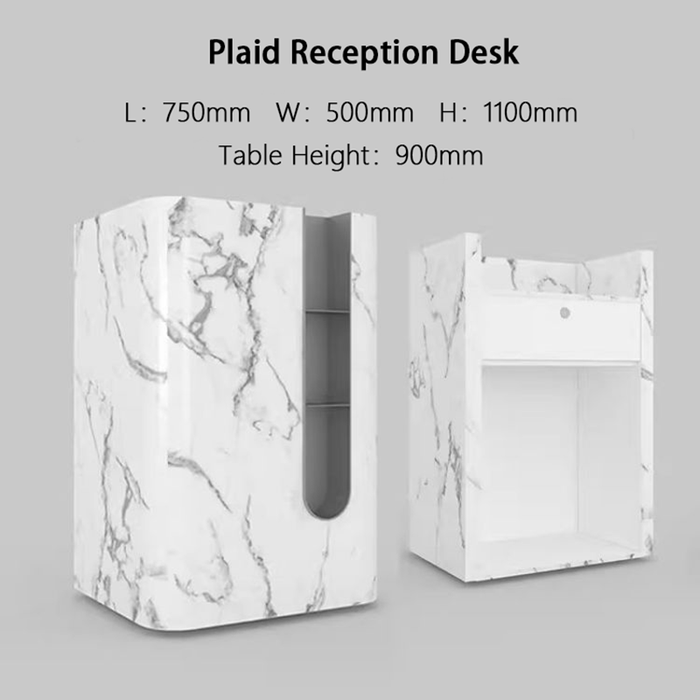 Petal Restaurant Small Reception Desk and Portable Welcome Table