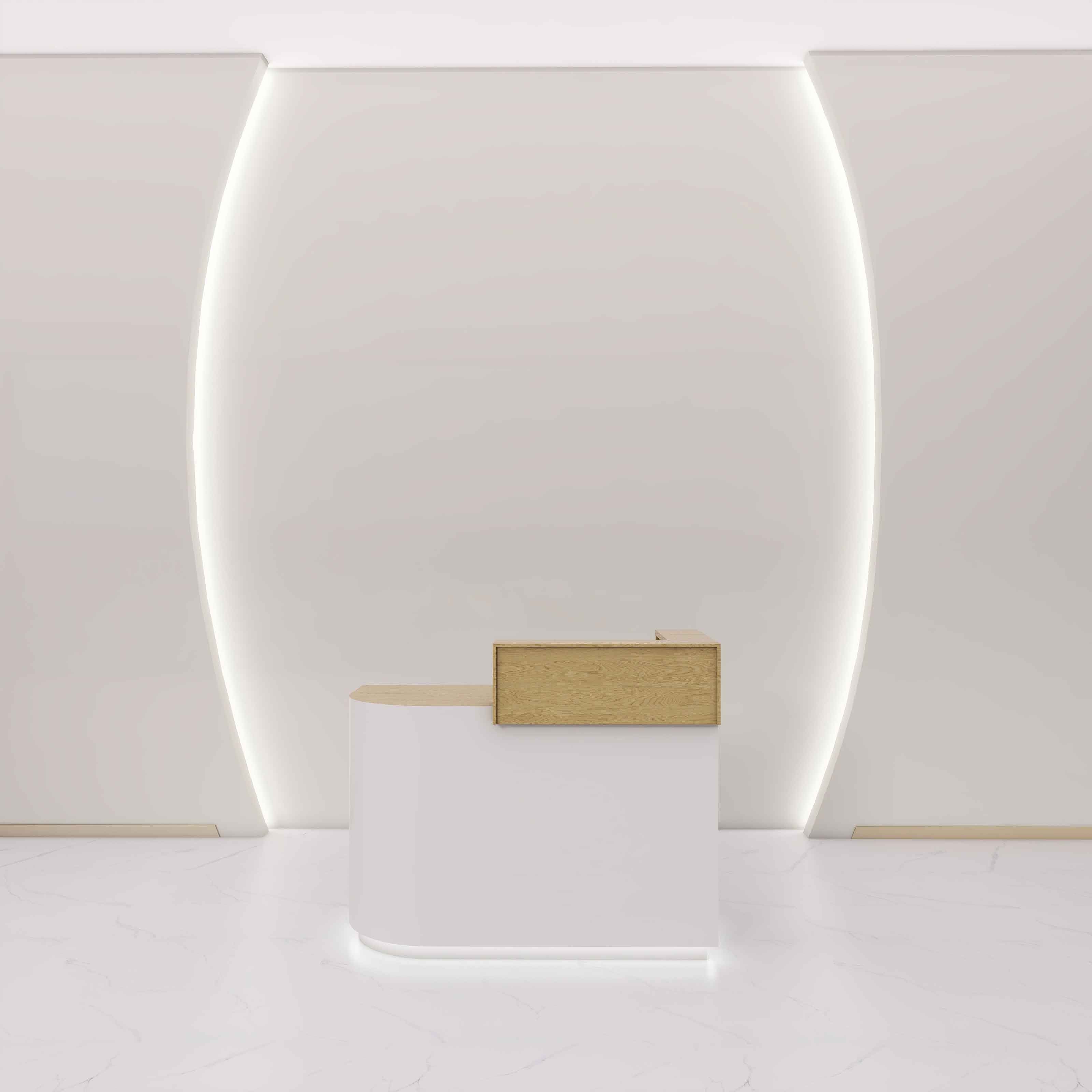 Aine Curved Reception Desk