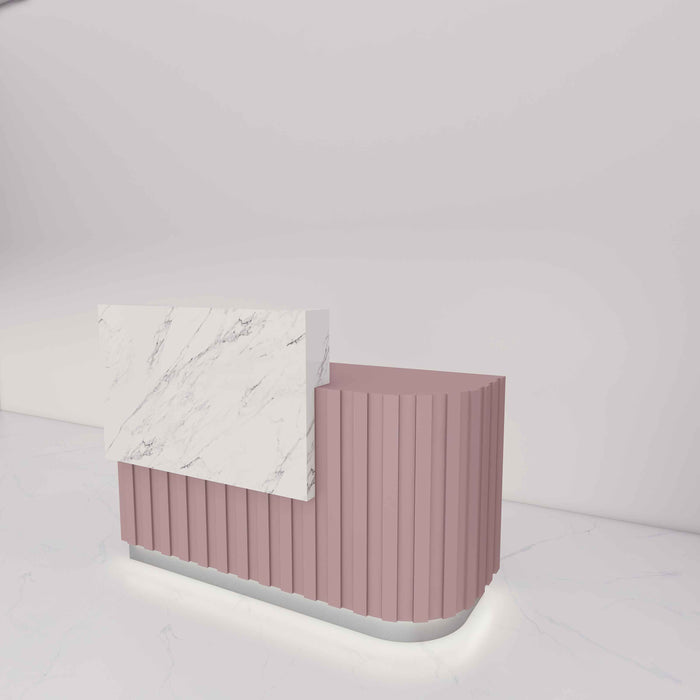 Dora Custom Marble Reception Desk