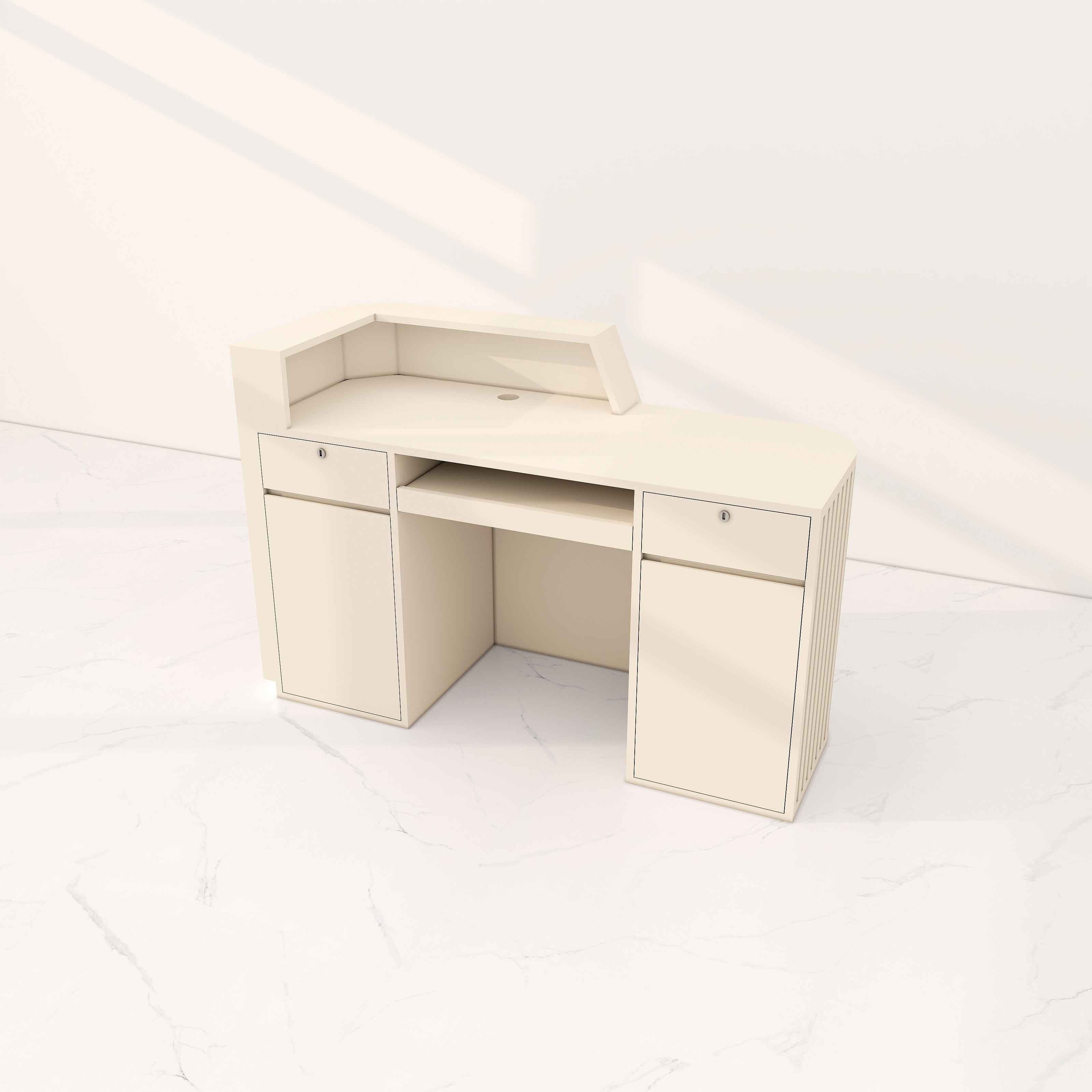 Sulla Modern Round Custom Reception Desk