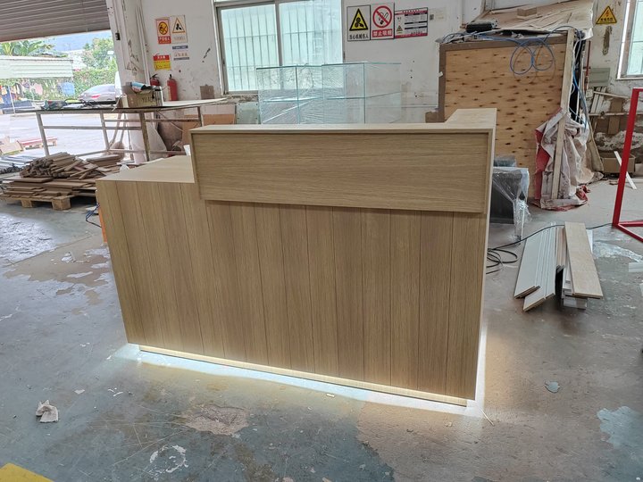 Aine Pencil Reception Desk