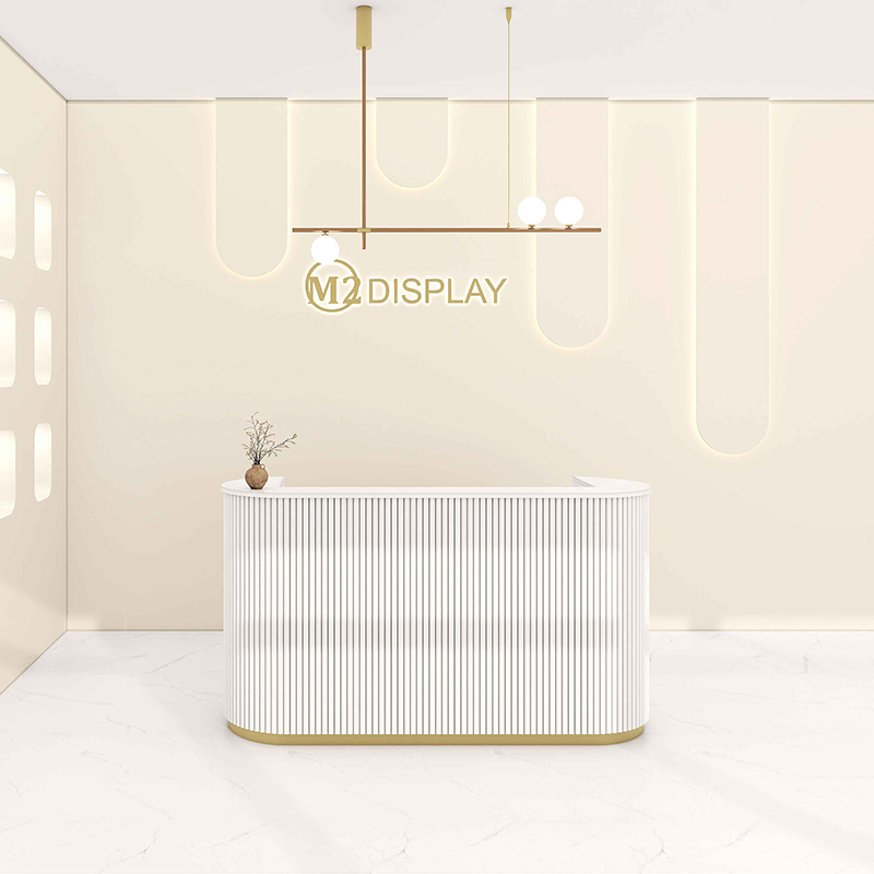 UPGRADED Morandi Reeded Reception Desk