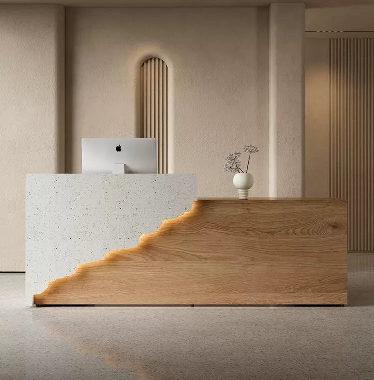 Hera Marble Reception Desk