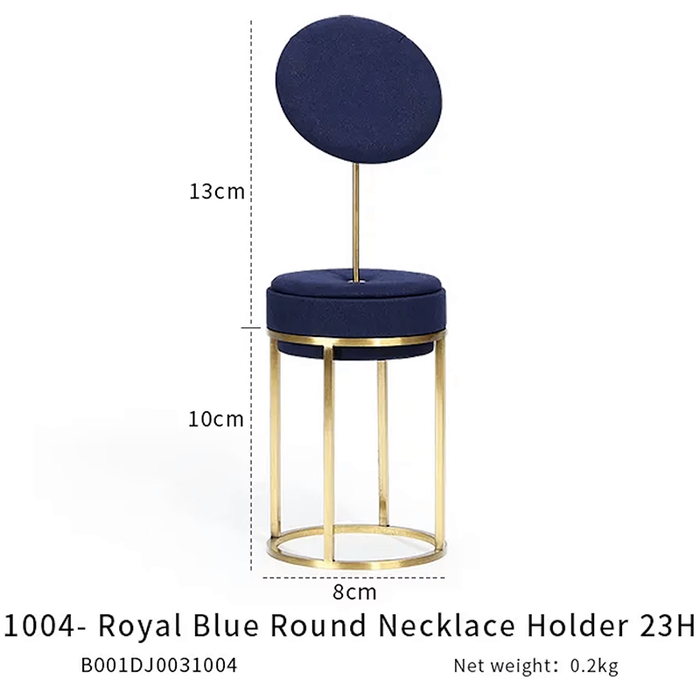 SINGLE - Royal Blue Jewelry and Watch Display Stand - Ultra-Fiber Showcase Props