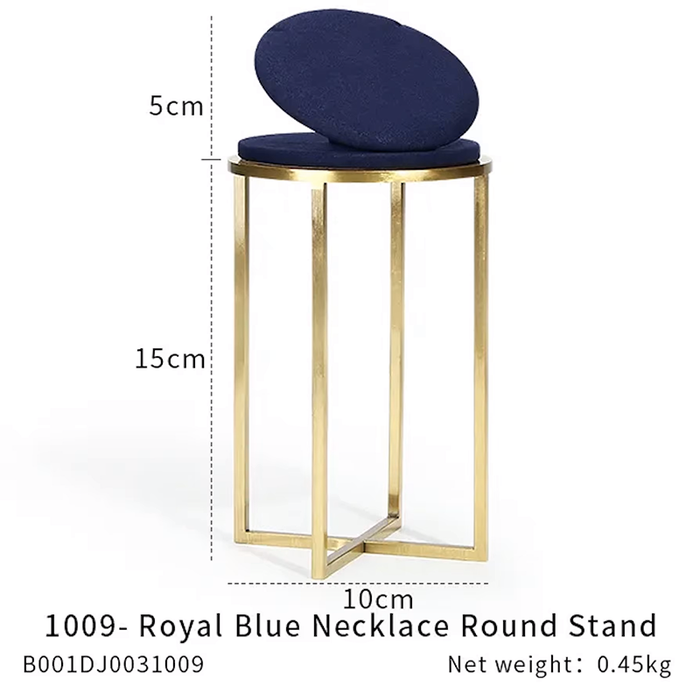 SINGLE - Royal Blue Jewelry and Watch Display Stand - Ultra-Fiber Showcase Props