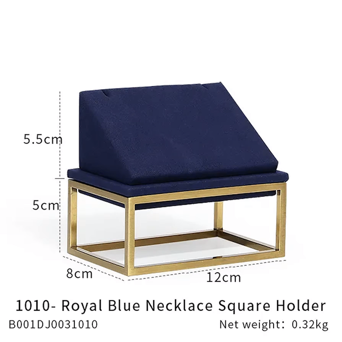 SINGLE - Royal Blue Jewelry and Watch Display Stand - Ultra-Fiber Showcase Props