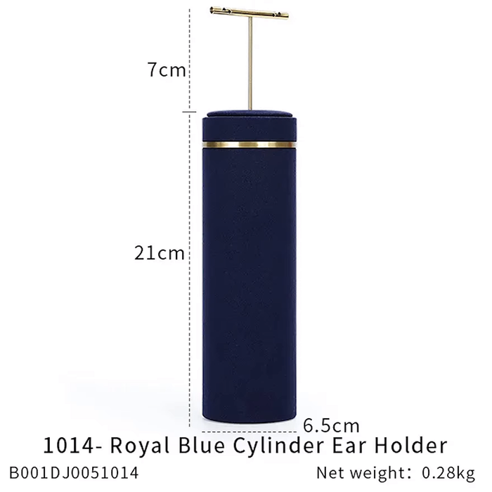 SINGLE - Royal Blue Jewelry and Watch Display Stand - Ultra-Fiber Showcase Props