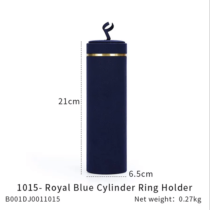 SINGLE - Royal Blue Jewelry and Watch Display Stand - Ultra-Fiber Showcase Props