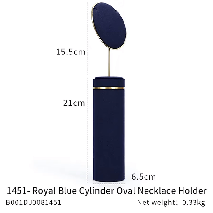 SINGLE - Royal Blue Jewelry and Watch Display Stand - Ultra-Fiber Showcase Props