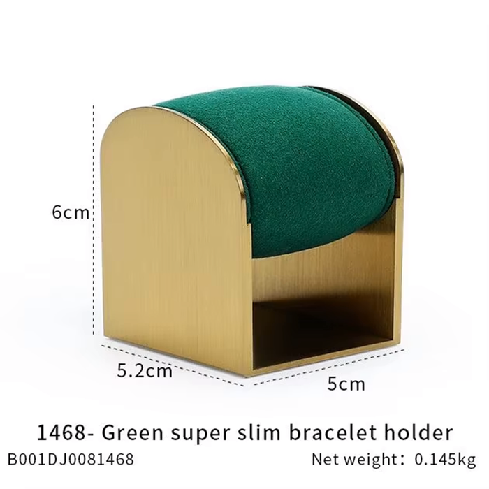 M2 Green Luxury Single Jewelry Display Stand for Necklaces, Rings, and Bracelets - High-End Jewelry Display Props