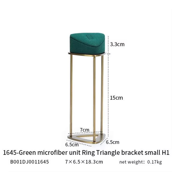 M2 Green Luxury Single Jewelry Display Stand for Necklaces, Rings, and Bracelets - High-End Jewelry Display Props