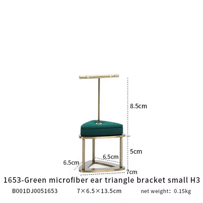 M2 Green Luxury Single Jewelry Display Stand for Necklaces, Rings, and Bracelets - High-End Jewelry Display Props