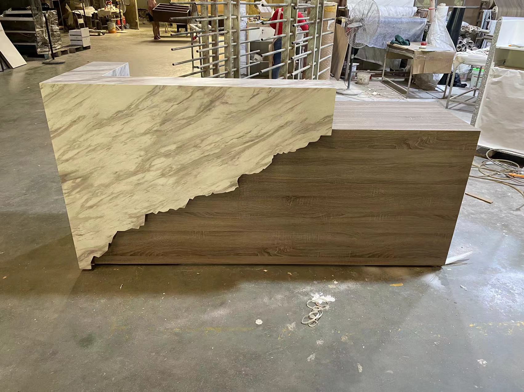 Hera Marble Reception Desk