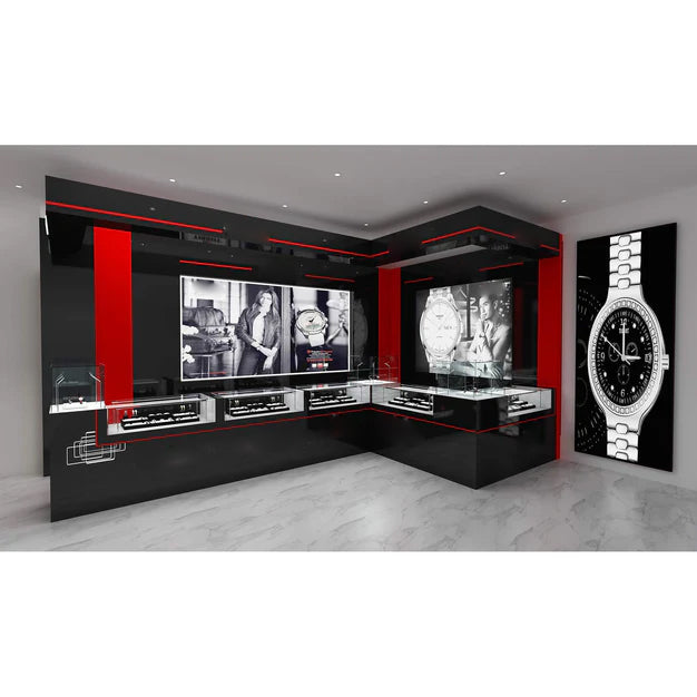 Watch Display Showcase Watch Store Interior Design for TISSOT