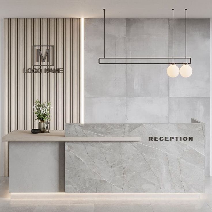 Aedon Urban Large Reception Desk — M2 Retail
