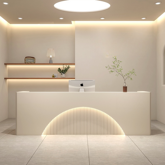 Spa Rectioni Counter Bacis Spa Reception Desk with LED — M2 Retail