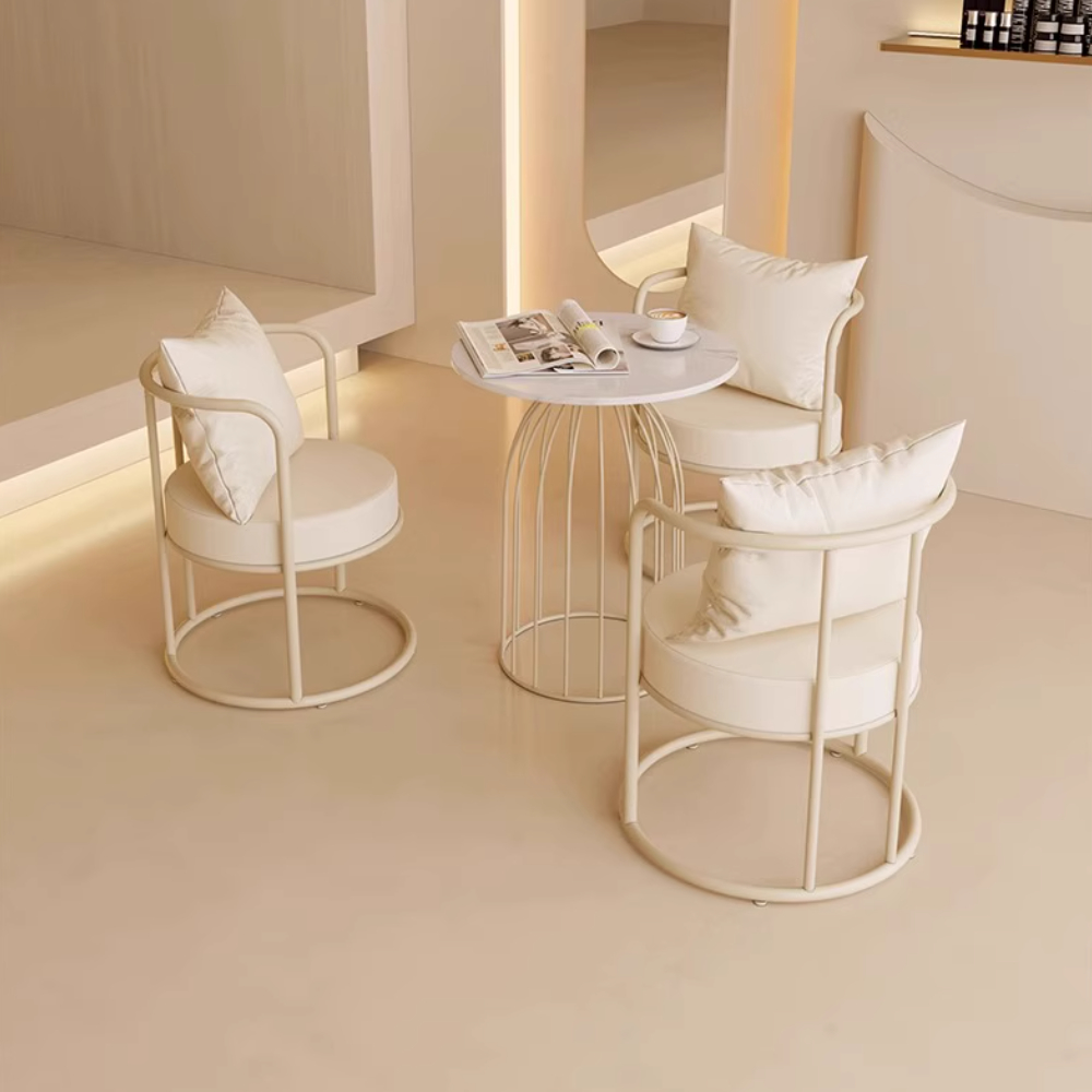 Beauty Salon Reception Area Conference Table and Chair Set — M2 Retail