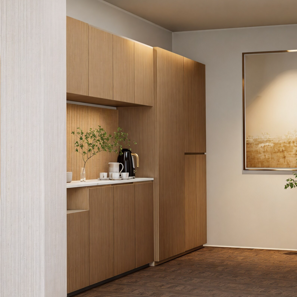 Beauty Salon Reception Area Refreshment Cabinet Storage Cabinet — M2 Retail