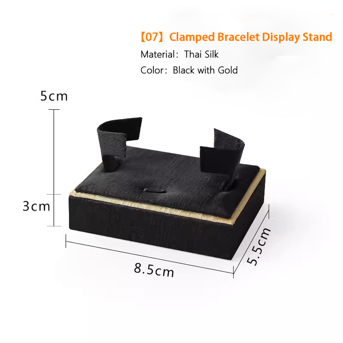 Luxurious Gemstone Jewelry Display Stand for Bracelets and Necklaces