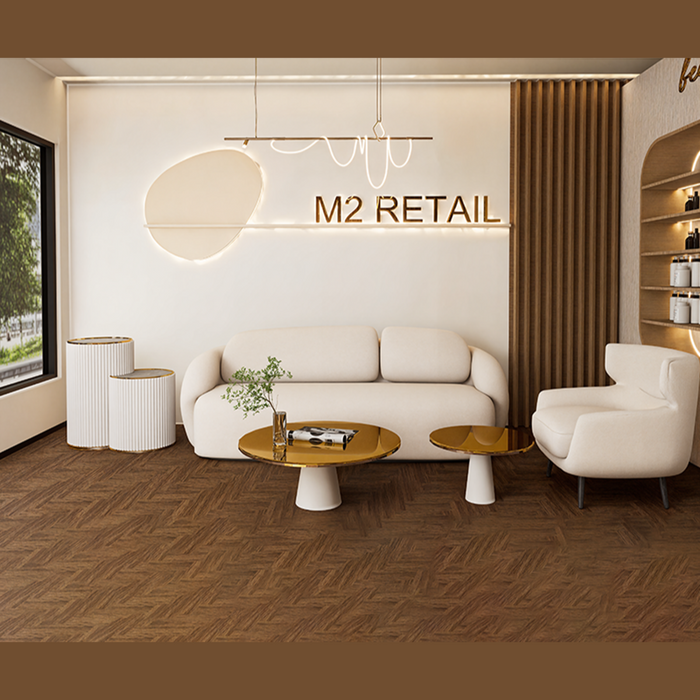 Elegant Modern White Oak Spa & Salon Reception Solution
