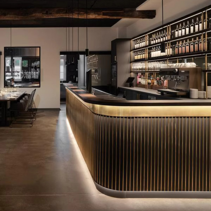 Erebus Industrial Bar Counter - $950/m Custom — M2 Retail Erebus Industrial Bar Counter - $950/m Custom — M2 Retail