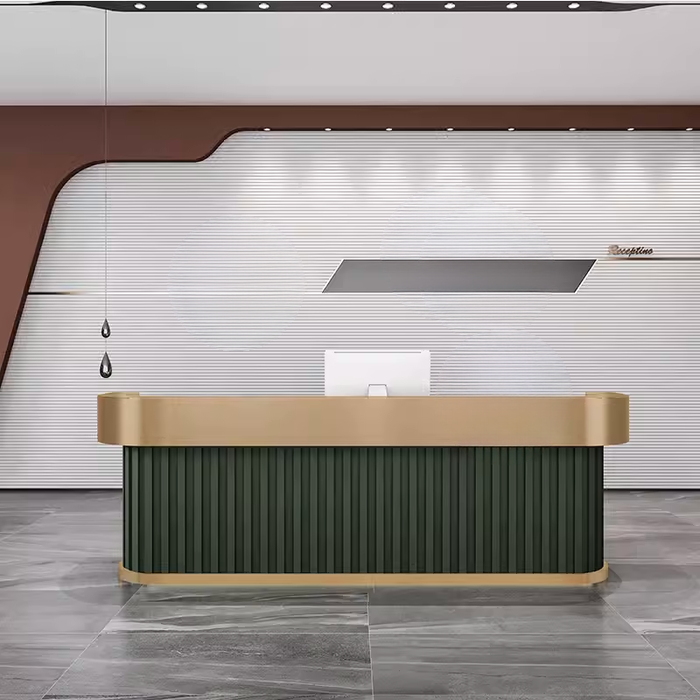 Hebe Modern Design Wooden Reception Desk