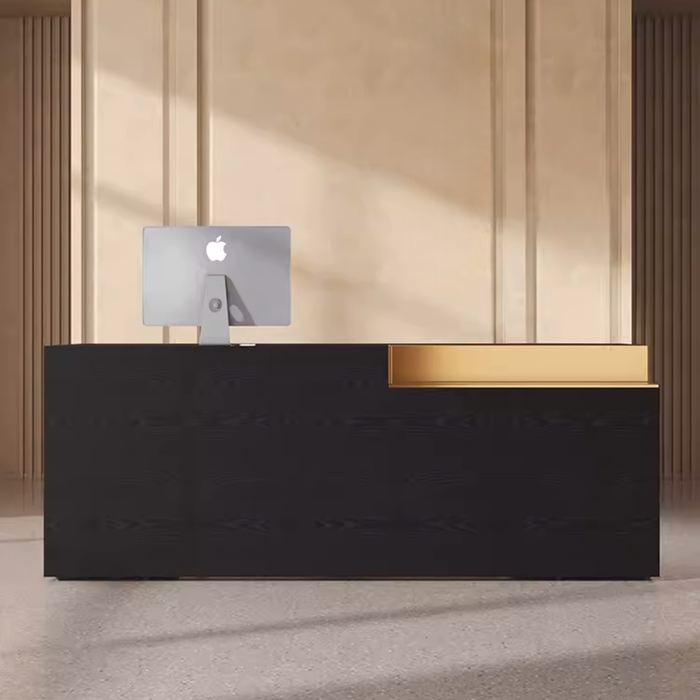 Gyges L-shape Corner Simple Reception Desk