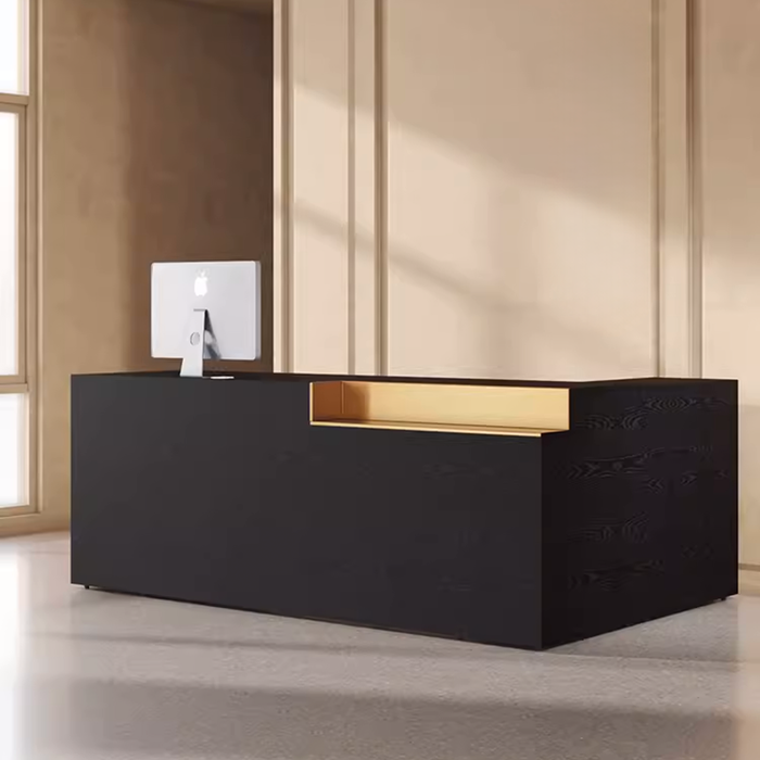 Gyges L-shape Corner Simple Reception Desk