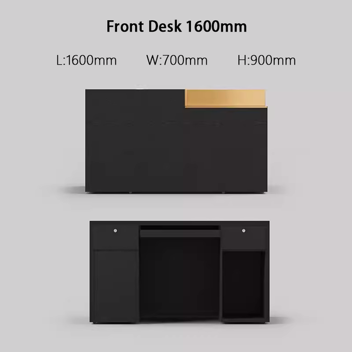 Gyges L-shape Corner Simple Reception Desk