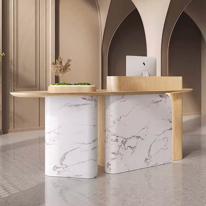 Ion Design Models Creative Marble Reception Desk