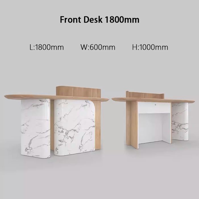 Ion Design Models Creative Marble Reception Desk