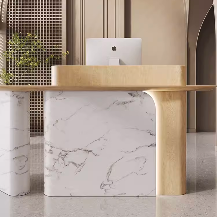 Ion Design Models Creative Marble Reception Desk