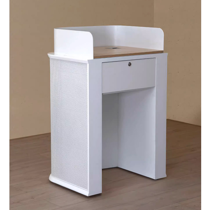 Liora Small Stylish Movable Beauty Reception Desk